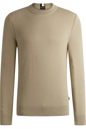 HUGO BOSS Homme, Pulls, , Taille: L Pull en maille à col rond
