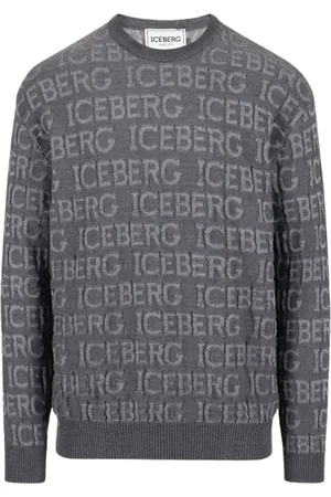 Iceberg Homme, Pulls, Gris, Taille: L Pull en maille à col rond
