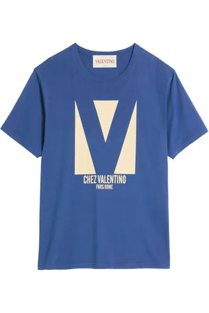 VALENTINO GARAVANI Homme, Tops, Bleu, Taille: L T-Shirt Chez Valentino