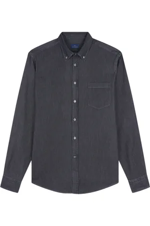 Paul & Shark Homme, Chemises, Gris, Taille: 3XL Chemise en denim