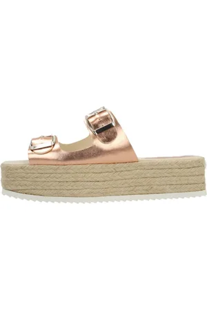 Jeffrey Campbell Femme, Chaussures, Rose, Taille: 40 EU Sandales à Boucles 4 Brides Tongs