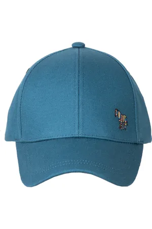 Paul Smith Homme, Accessoires, Bleu, Taille: ONE Size Casquette Zèbre