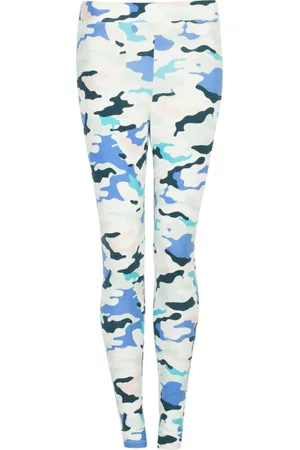 Juicy Couture Femme, Pantalons, Bleu, Taille: 36 FR Leggings Slim Fit à Motif Camouflage