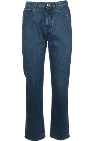 Jacob Cohen Femme, Jeans, Bleu, Taille: W31 Holly Crop Jeans avec Détail Logo