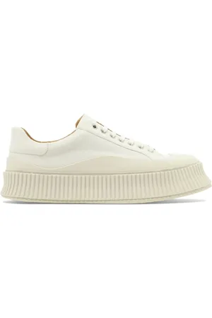 Jil Sander Homme, Chaussures, Blanc, Taille: 40 EU Baskets à Lacets Chunky