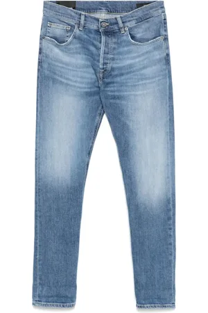 Dondup Homme, Jeans, Bleu, Taille: W32 Jean Denim Bleu Boutonnière