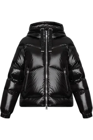 Woolrich Femme, Vestes, Noir, Taille: 40 FR Doudoune à Capuche