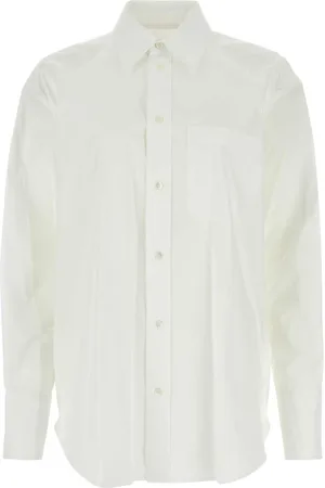 J.W.Anderson Femme, Blouses et Chemises, Blanc, Taille: 36 FR Chemise Popeline Blanche