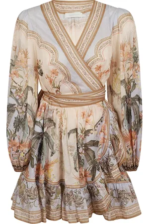 ZIMMERMANN Femme, Robes, Multicolore, Taille: 44 FR Robe portefeuille