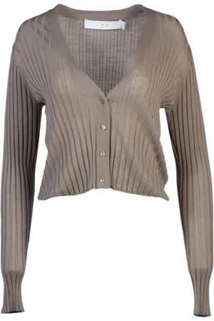 IRO Femme, Pulls, Brun, Taille: 38 FR Maglie Mastic Coast Cardigan