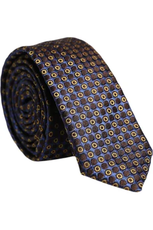 Dolce & Gabbana Homme, Accessoires, Multicolore, Taille: ONE Size Cravate en Soie à Cercles Multicolores