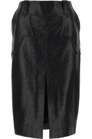 Tom Ford Femme, Jupes, Noir, Taille: 36 FR Gonna Midi Skirt