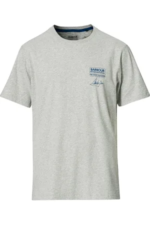 Barbour Homme, Tops, Gris, Taille: L SMQ Signature T-Shirt Gris
