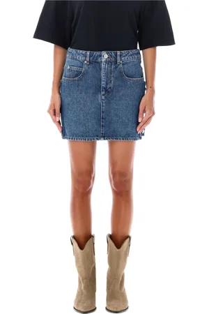 Isabel Marant Femme, Jupes, Bleu, Taille: 40 FR Stessy Mini Skirt