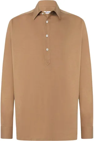 Kiton Homme, Tops, Brun, Taille: S Polo Miami