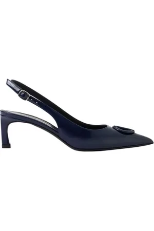 Iceberg Femme, Chaussures, Bleu, Taille: 38 EU Escarpins slingbacks bleu verni à bout pointu