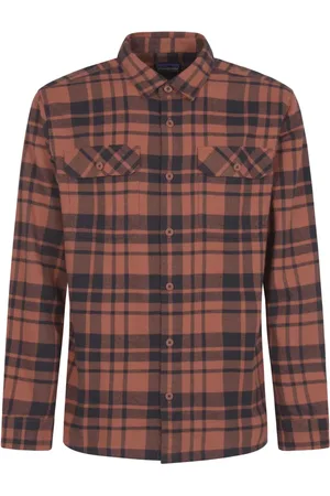Patagonia Homme, Chemises, Rouge, Taille: S Chemise en Flanelle de Coton