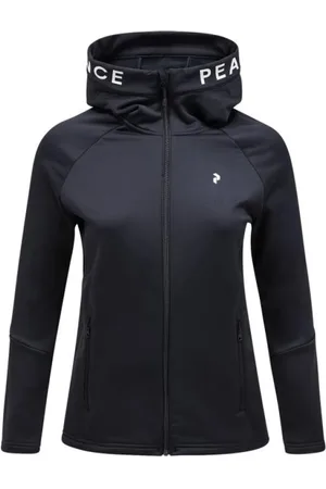 Peak Performance Femme, Sport, Noir, Taille: 38 FR Veste Zippée à Capuche Rider