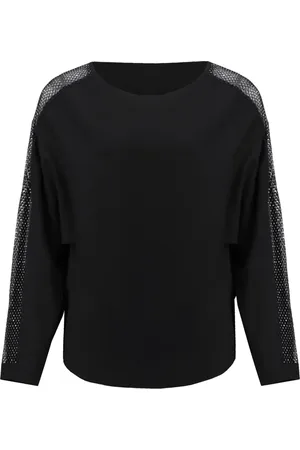 Joseph Ribkoff Homme, Tops, Noir, Taille: M Haut à Manches Longues