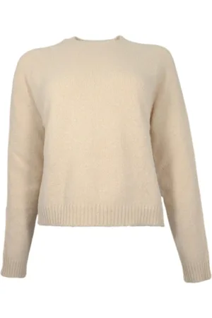 HUGO BOSS Femme, Pulls, Blanc, Taille: 38 FR Pull élégant à col rond Febisan
