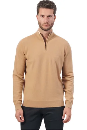 HUGO BOSS Homme, Pulls, , Taille: S Pull Zippé en Laine Emarlo