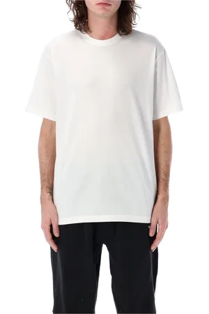 Y-3 Homme, Tops, Blanc, Taille: M T-Shirt Graphique en Coton