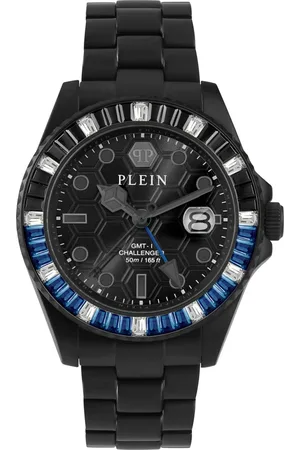 Philipp Plein Unisex, Accessoires, Noir, Taille: ONE Size Montre Gmt-I Challenger Baguettes