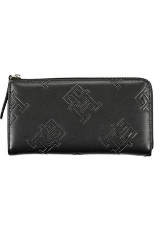 Tommy Hilfiger Femme, Accessoires, Noir, Taille: ONE Size Portefeuille Noir en Polyéthylène