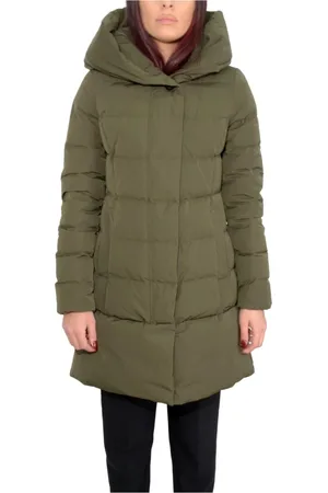 Woolrich Femme, Vestes, Vert, Taille: 42 FR Puffy Prescot Parka