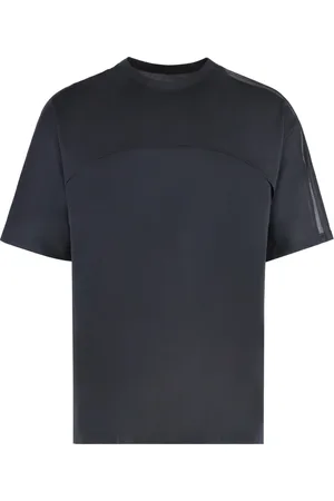 Y-3 Homme, Tops, Noir, Taille: L T-shirt Oversize à Empiècements en Mesh