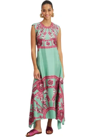 La DoubleJ Femme, Robes, Multicolore, Taille: 42 FR Robe Sans Manches Imprimé Zodiaque