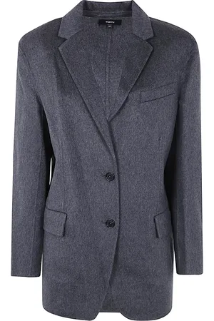 THEORY Femme, Vestes, Bleu, Taille: 38 FR Veste Ajustée
