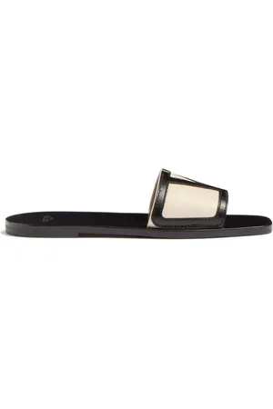 VALENTINO GARAVANI Femme, Chaussures, Noir, Taille: 39 EU Sandales Slides Superstar