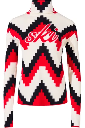 Perfect Moment Femme, Pulls, Rouge, Taille: 42 FR Pull Col Roulé en Laine