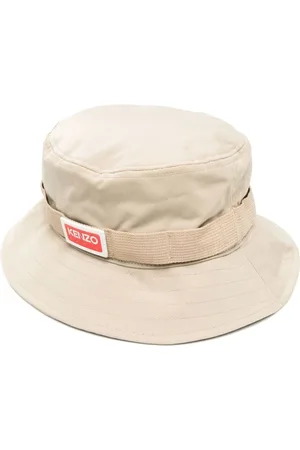 Kenzo Homme, Accessoires, , Taille: S Chapeau Tonal avec Étiquette Paris