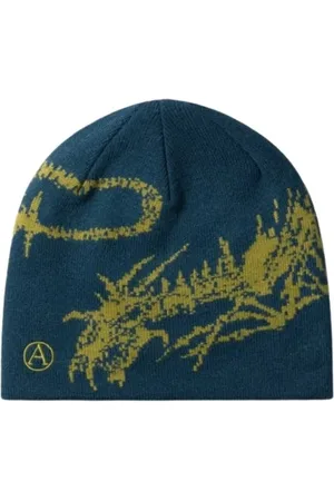 ARIES Unisex, Accessoires, Vert, Taille: ONE Size Skull Beanie - One Size