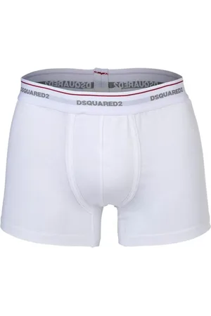 Dsquared2 Homme, Sous-vêtements, Blanc, Taille: XS Lot de 3 Boxers Trunk