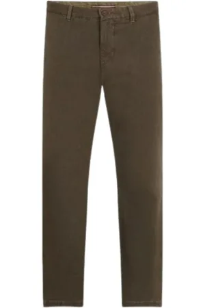 Tommy Hilfiger Homme, Pantalons, Vert, Taille: W29 L32 Pantalon Chino Denton 5Pkt