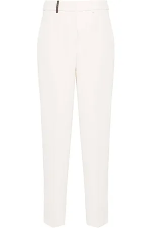 PESERICO SIGN Femme, Pantalons, , Taille: 36 FR Pantalon Fuselé Effet Crêpe