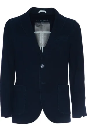 Circolo Homme, Vestes, Bleu, Taille: L Veste Indigo avec Poches