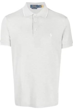 Ralph Lauren Homme, Tops, Gris, Taille: S Polo à Manches Courtes