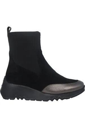 Wonders Femme, Chaussures, Noir, Taille: 37 EU Botte noire pour femme - Style Singapur