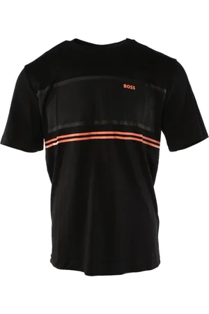HUGO BOSS Homme, Tops, Noir, Taille: XL T-shirt Noir en Coton