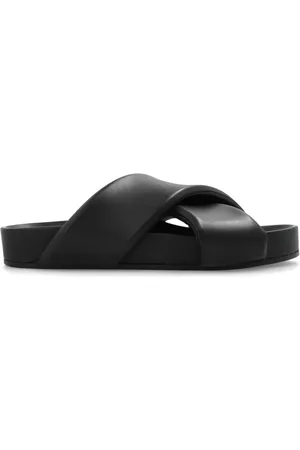 Jil Sander Homme, Chaussures, Noir, Taille: 40 EU Sandales en cuir