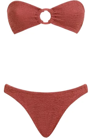 Hunza G Femme, Maillots de bain, Brun, Taille: ONE Size Bikini Rosewood Métallique