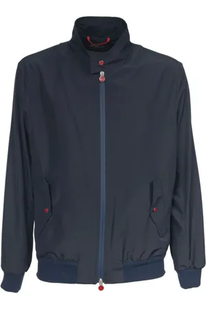 Kiton Homme, Vestes, Bleu, Taille: L Blouson Bomber Léger