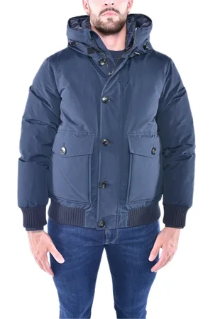 Woolrich Homme, Vestes, Bleu, Taille: S Blouson Aviateur Polaire