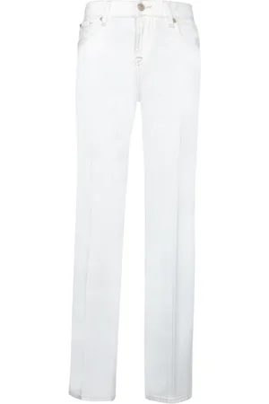 7 for all Mankind Femme, Jeans, Blanc, Taille: W26 Jeans Blancs pour Femmes