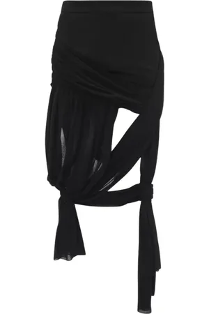 J.W.Anderson Femme, Jupes, Noir, Taille: 34 FR Mini-jupe drapée