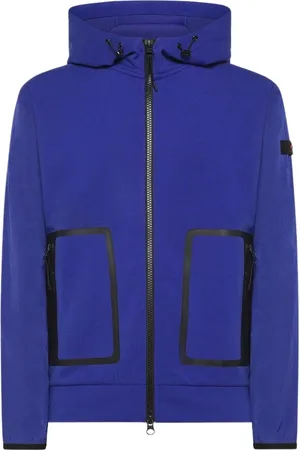 Peuterey Homme, Vestes, Bleu, Taille: M Veste Bleue à Bouton NC Bmat